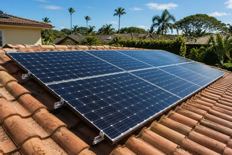 Installation de panneaux solaires à Landavran
